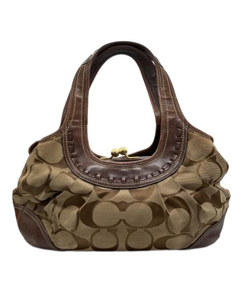 COACH（コーチ）COACH (コーチ) ハンドバッグ ベージュの古着・服飾アイテム