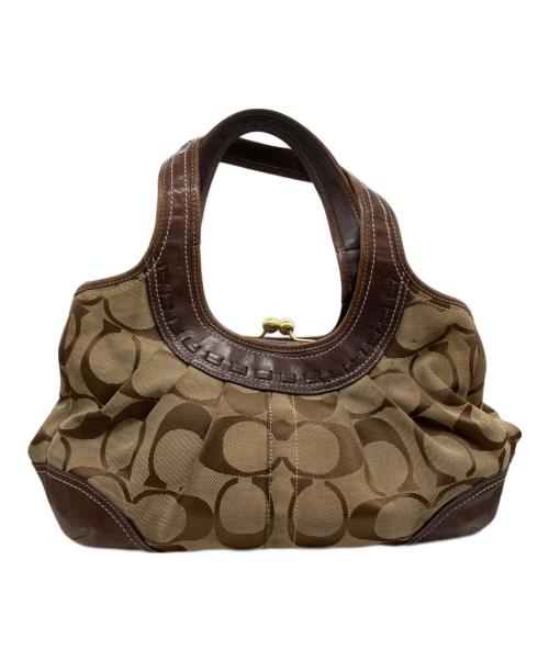COACH（コーチ）COACH (コーチ) ハンドバッグ ベージュの古着・服飾アイテム