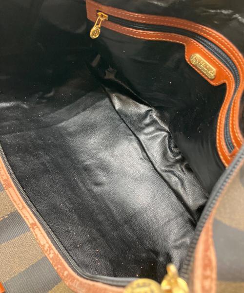 FENDI（フェンディ）FENDI (フェンディ) ボストンバッグ ブラウンの古着・服飾アイテム