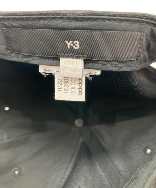 Y-3（ワイスリー）Y-3 (ワイスリー) LOGO CAP ブラック サイズ:Ｍの古着・服飾アイテム