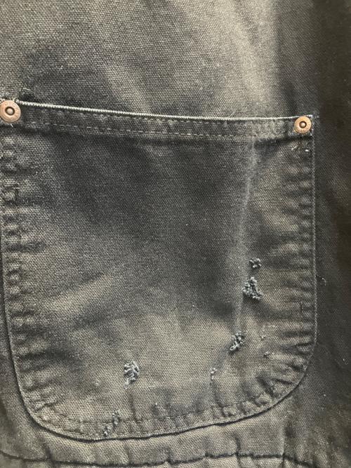 Dickies（ディッキーズ）Dickies (ディッキーズ) カバーオール ブラック サイズ:Lの古着・服飾アイテム