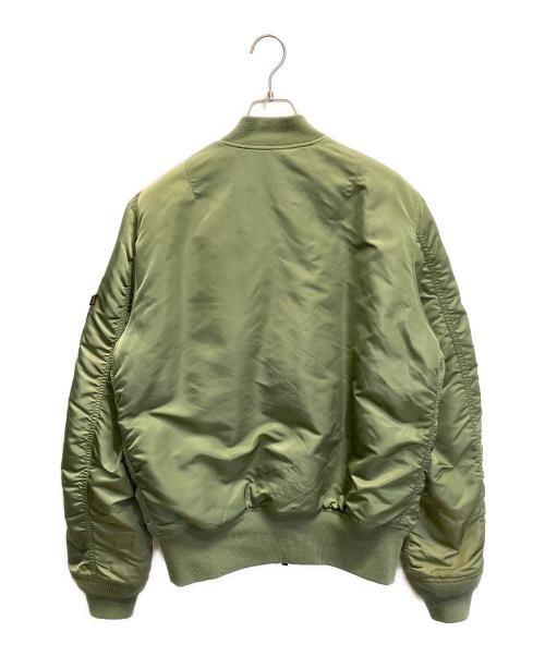 ALPHA（アルファ）ALPHA (アルファ) MA-1ジャケット オリーブ サイズ:XLの古着・服飾アイテム