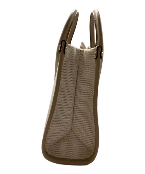 MICHAEL KORS（マイケルコース）MICHAEL KORS (マイケルコース) MIRELLA（ミレラ）MIRELLA（ミレラ） トップジップ ショッパートート クロスボディ スモール ベージュの古着・服飾アイテム