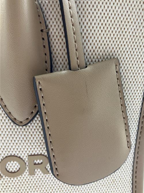 MICHAEL KORS（マイケルコース）MICHAEL KORS (マイケルコース) MIRELLA（ミレラ）MIRELLA（ミレラ） トップジップ ショッパートート クロスボディ スモール ベージュの古着・服飾アイテム
