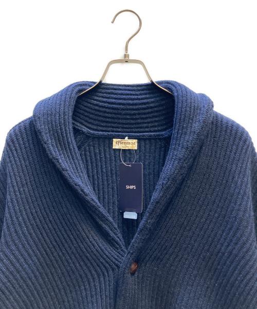 Glenmac（グレンマック）Glenmac (グレンマック) SHIPS (シップス) 厚手カーディガン ネイビー サイズ:42の古着・服飾アイテム