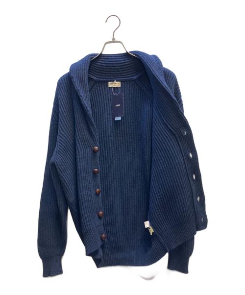 Glenmac（グレンマック）Glenmac (グレンマック) SHIPS (シップス) 厚手カーディガン ネイビー サイズ:42の古着・服飾アイテム