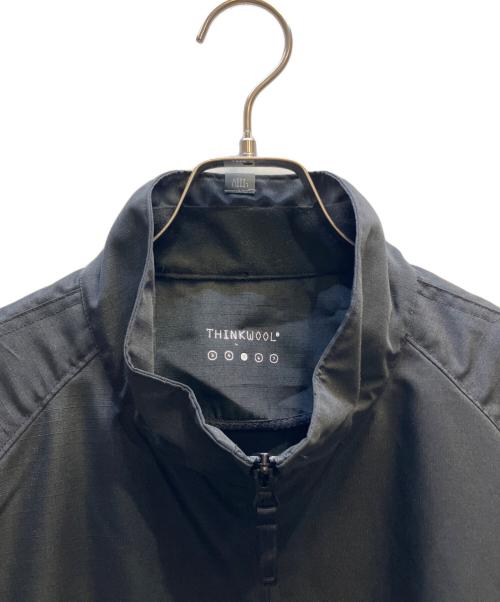 THINKWOOL（THINKWOOL）THINKWOOL (THINKWOOL) TW シャワープルーフ ジャケット ブラック サイズ:5の古着・服飾アイテム