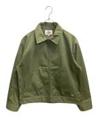 Dickiesディッキーズ）の古着「TCツイル ワークジャケット」｜グリーン