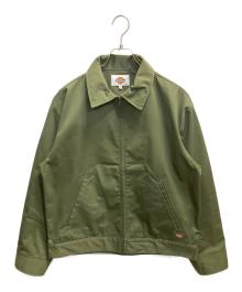Dickies（ディッキーズ）の古着「TCツイル ワークジャケット」｜グリーン