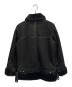 LAUREN RALPH LAUREN (ローレン ラルフ ローレン) フェイクムートンジャケット ブラック サイズ:ＸＳ：13000円