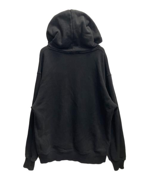 Y's（ワイズ）Y's (ワイズ) グラフィックプリント プルオーバー フーディー ブラック サイズ:3の古着・服飾アイテム