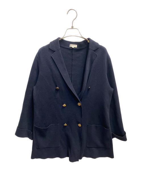 MACKINTOSH PHILOSOPHY（マッキントッシュ フィロソフィー）MACKINTOSH PHILOSOPHY (マッキントッシュ フィロソフィー) ダブルニットジャケット ネイビー サイズ:38の古着・服飾アイテム