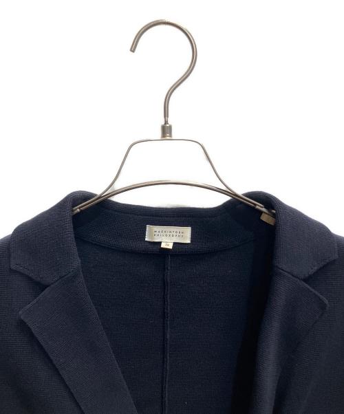MACKINTOSH PHILOSOPHY（マッキントッシュ フィロソフィー）MACKINTOSH PHILOSOPHY (マッキントッシュ フィロソフィー) ダブルニットジャケット ネイビー サイズ:38の古着・服飾アイテム