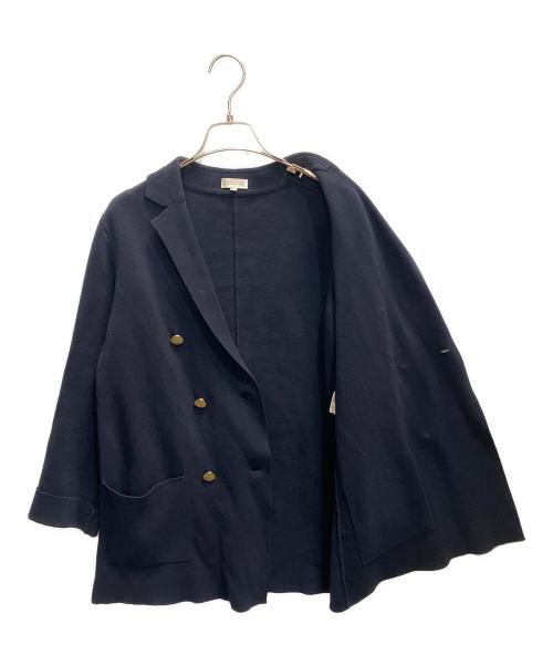 MACKINTOSH PHILOSOPHY（マッキントッシュ フィロソフィー）MACKINTOSH PHILOSOPHY (マッキントッシュ フィロソフィー) ダブルニットジャケット ネイビー サイズ:38の古着・服飾アイテム