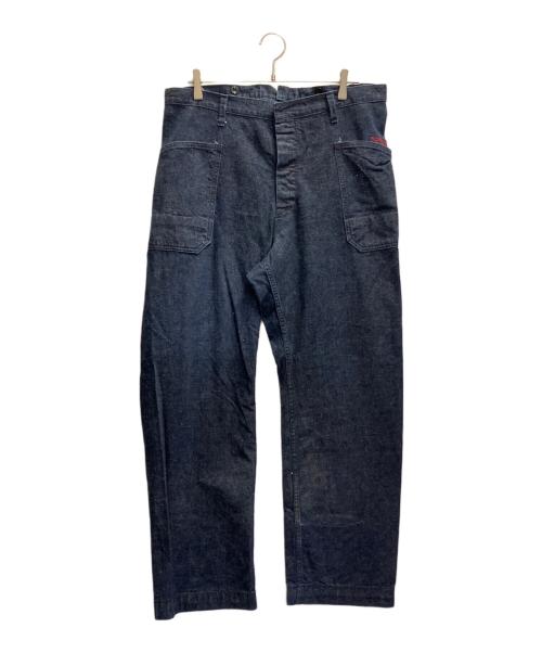 EVISU（エヴィス）EVISU (エヴィス) WAREHOUSE (ウエアハウス) EVISU× WAREHOUSE　デニムパンツ インディゴ サイズ:36の古着・服飾アイテム