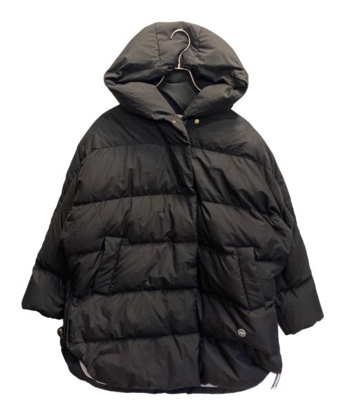 pual ce cin（ピュアルセシン）pual ce cin (ピュアルセシン) フレンチダックダウンフードコート ブラック サイズ:FREEの古着・服飾アイテム