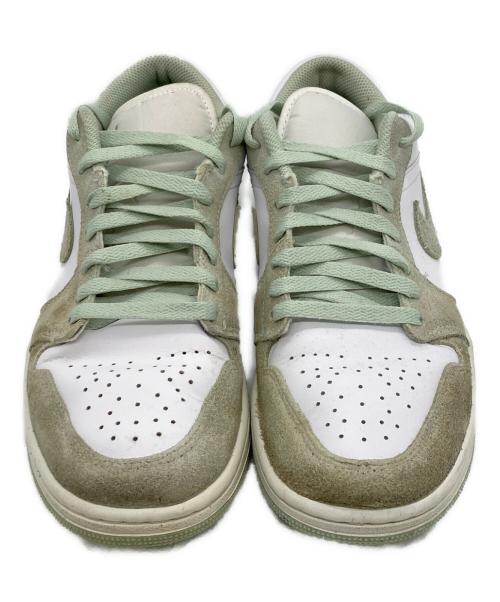 NIKE（ナイキ）NIKE (ナイキ) Air Jordan 1 Low ホワイト×グリーン サイズ:26の古着・服飾アイテム