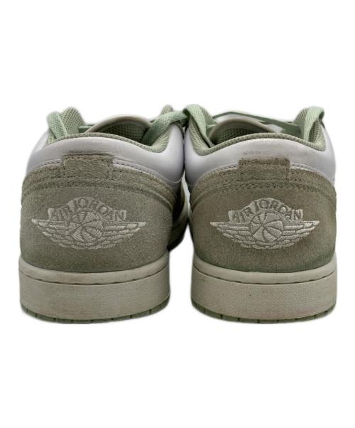 NIKE（ナイキ）NIKE (ナイキ) Air Jordan 1 Low ホワイト×グリーン サイズ:26の古着・服飾アイテム