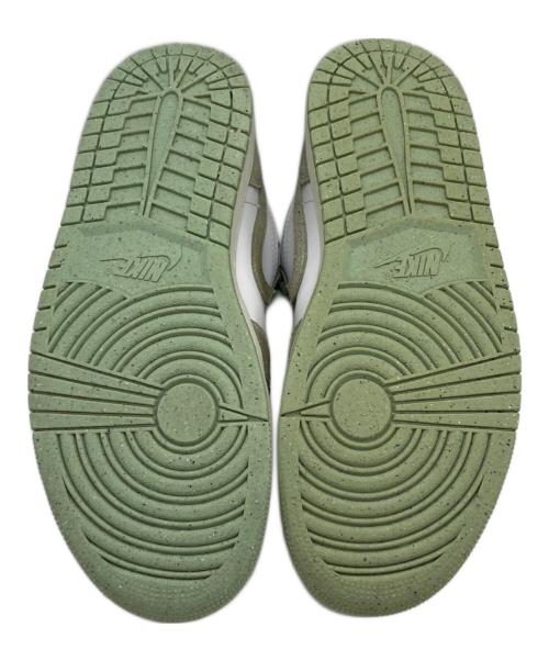NIKE（ナイキ）NIKE (ナイキ) Air Jordan 1 Low ホワイト×グリーン サイズ:26の古着・服飾アイテム