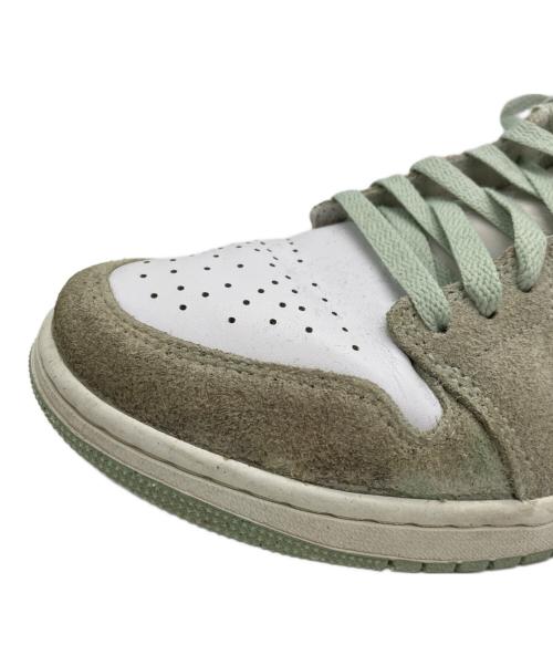 NIKE（ナイキ）NIKE (ナイキ) Air Jordan 1 Low ホワイト×グリーン サイズ:26の古着・服飾アイテム