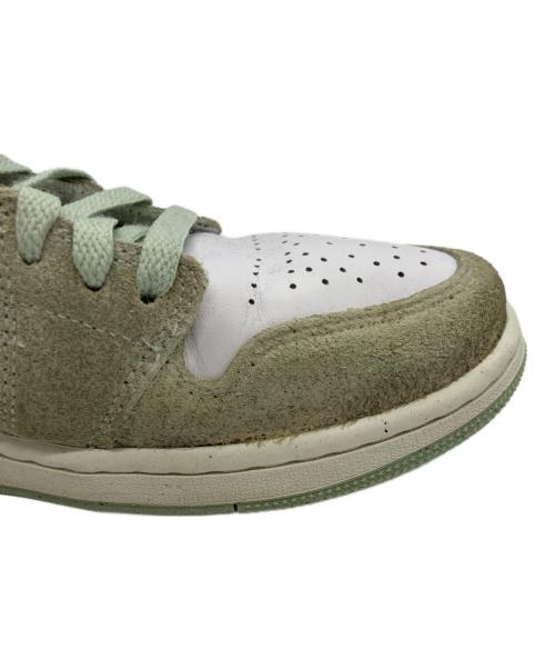 NIKE（ナイキ）NIKE (ナイキ) Air Jordan 1 Low ホワイト×グリーン サイズ:26の古着・服飾アイテム
