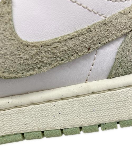 NIKE（ナイキ）NIKE (ナイキ) Air Jordan 1 Low ホワイト×グリーン サイズ:26の古着・服飾アイテム