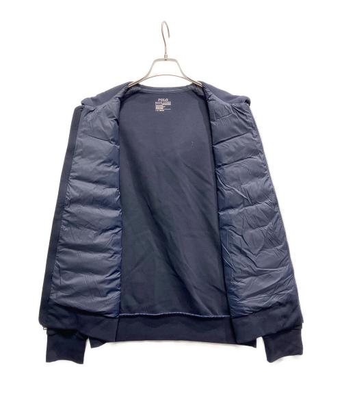 POLO RALPH LAUREN（ポロ・ラルフローレン）POLO RALPH LAUREN (ポロ・ラルフローレン) 切替ダウンパーカー ネイビー サイズ:Lの古着・服飾アイテム