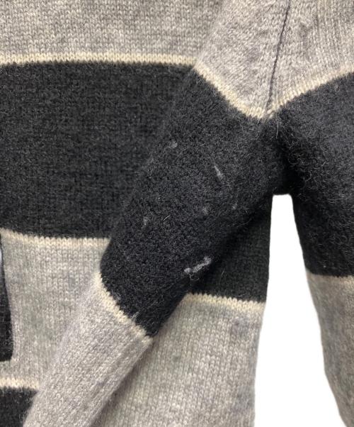 BURBERRY BLUE LABEL（バーバリー ブルー レーベル）BURBERRY BLUE LABEL (バーバリー ブルー レーベル) ニットワンピース グレー×ブラック サイズ:Mの古着・服飾アイテム