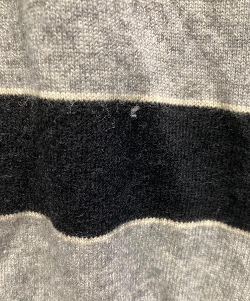 BURBERRY BLUE LABEL（バーバリー ブルー レーベル）BURBERRY BLUE LABEL (バーバリー ブルー レーベル) ニットワンピース グレー×ブラック サイズ:Mの古着・服飾アイテム
