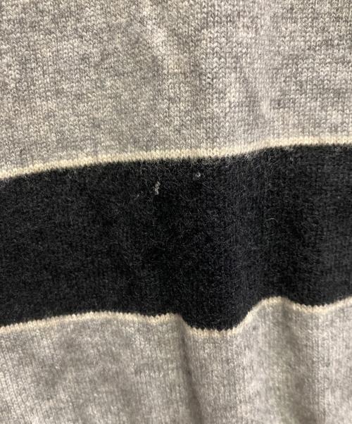 BURBERRY BLUE LABEL（バーバリー ブルー レーベル）BURBERRY BLUE LABEL (バーバリー ブルー レーベル) ニットワンピース グレー×ブラック サイズ:Mの古着・服飾アイテム