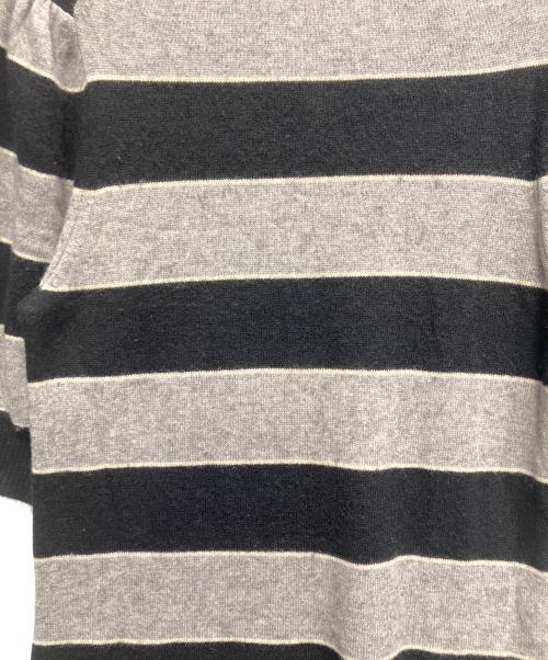 BURBERRY BLUE LABEL（バーバリー ブルー レーベル）BURBERRY BLUE LABEL (バーバリー ブルー レーベル) ニットワンピース グレー×ブラック サイズ:Mの古着・服飾アイテム