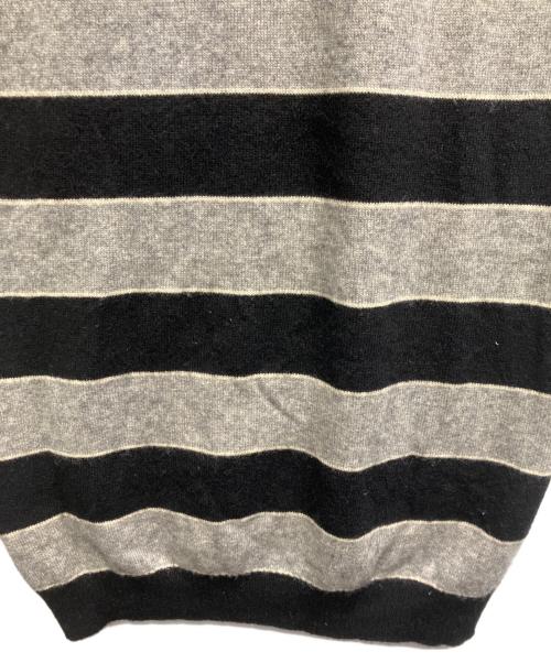 BURBERRY BLUE LABEL（バーバリー ブルー レーベル）BURBERRY BLUE LABEL (バーバリー ブルー レーベル) ニットワンピース グレー×ブラック サイズ:Mの古着・服飾アイテム