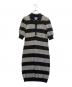 BURBERRY BLUE LABEL（バーバリー ブルー レーベル）の古着「ニットワンピース」｜グレー×ブラック