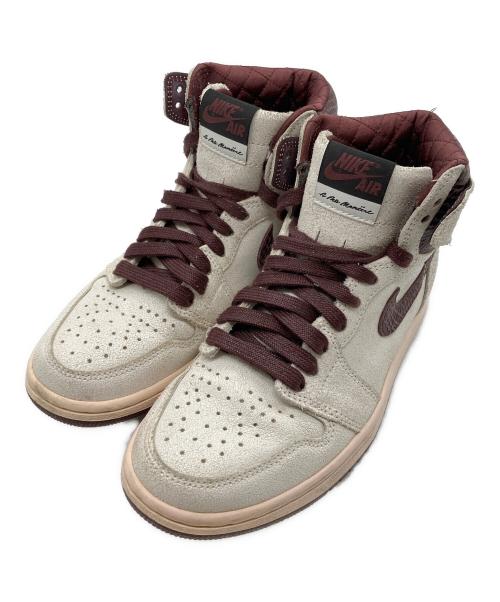 NIKE（ナイキ）NIKE (ナイキ) A Ma Maniere (ア・マ・マニエール) Air Jordan 1 High OG ホワイト×ブラウン サイズ:24.5の古着・服飾アイテム