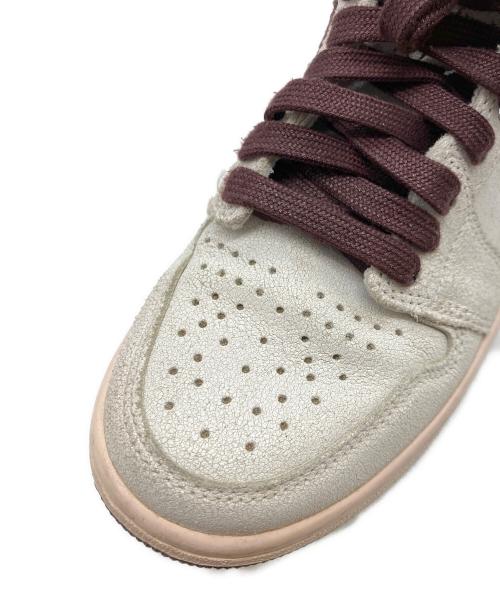 NIKE（ナイキ）NIKE (ナイキ) A Ma Maniere (ア・マ・マニエール) Air Jordan 1 High OG ホワイト×ブラウン サイズ:24.5の古着・服飾アイテム