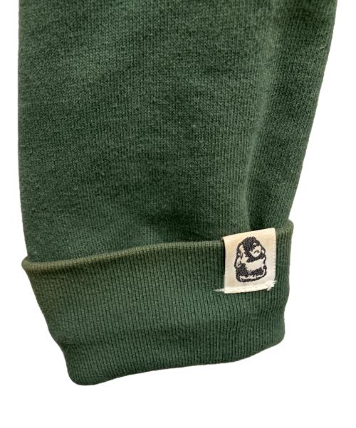 A BATHING APE（ア ベイシング エイプ）A BATHING APE (ア ベイシング エイプ) ジップパーカー グリーン サイズ:Mの古着・服飾アイテム