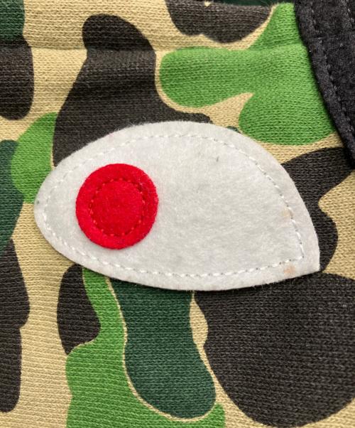 A BATHING APE（ア ベイシング エイプ）A BATHING APE (ア ベイシング エイプ) ジップパーカー グリーン サイズ:Mの古着・服飾アイテム