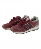 NEW BALANCEニューバランス）の古着「スニーカー」｜ワインレッド