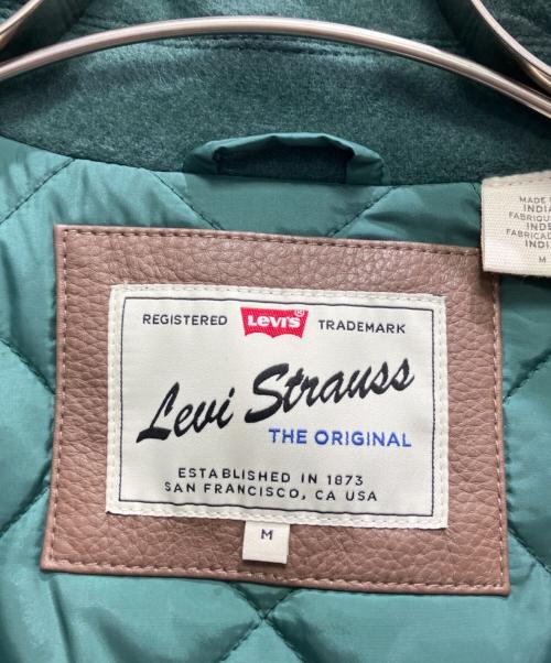 LEVI'S（リーバイス）LEVI'S (リーバイス) LEVI'S スタジャン PC9-A8561-0000 グリーン×ブラウン サイズ:Mの古着・服飾アイテム