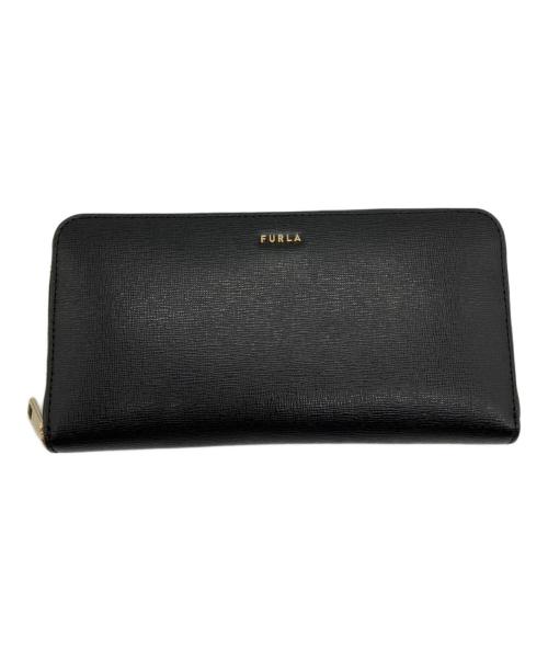 FURLA（フルラ）FURLA (フルラ) ラウンドファスナー財布 ブラック 未使用品の古着・服飾アイテム