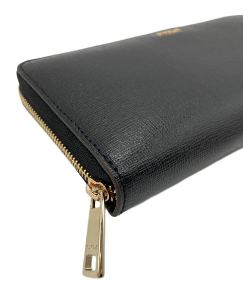 FURLA（フルラ）FURLA (フルラ) ラウンドファスナー財布 ブラック 未使用品の古着・服飾アイテム