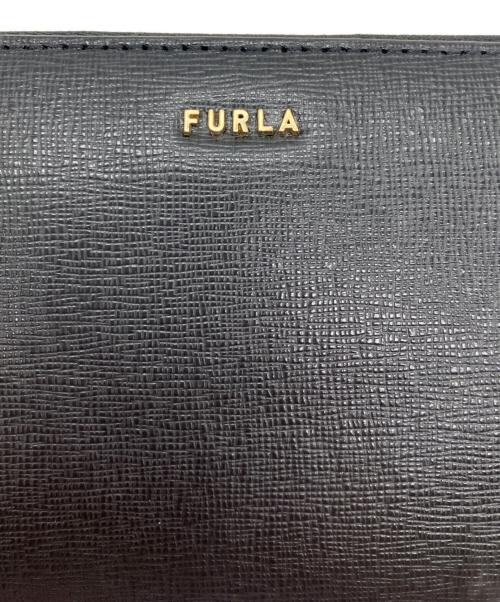 FURLA（フルラ）FURLA (フルラ) ラウンドファスナー財布 ブラック 未使用品の古着・服飾アイテム