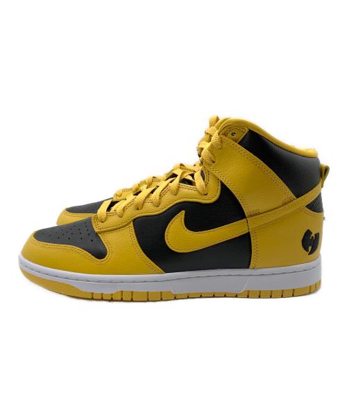 NIKE（ナイキ）NIKE (ナイキ) Wu-Tang Clan (ウータンクラン) Dunk High Retro PRM イエロー×ブラック サイズ:27.5 未使用品の古着・服飾アイテム