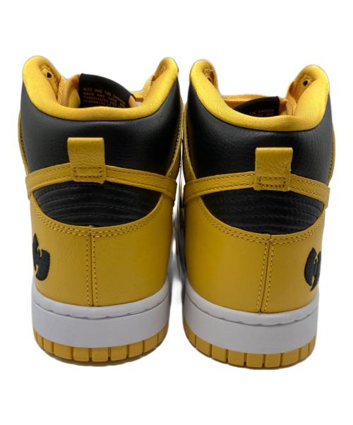 NIKE（ナイキ）NIKE (ナイキ) Wu-Tang Clan (ウータンクラン) Dunk High Retro PRM イエロー×ブラック サイズ:27.5 未使用品の古着・服飾アイテム