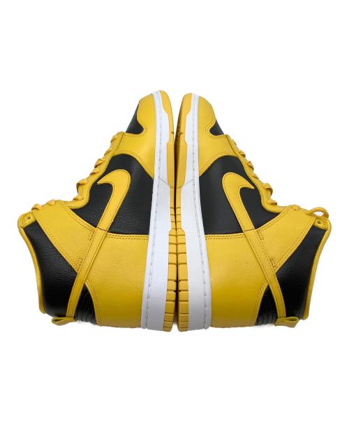 NIKE（ナイキ）NIKE (ナイキ) Wu-Tang Clan (ウータンクラン) Dunk High Retro PRM イエロー×ブラック サイズ:27.5 未使用品の古着・服飾アイテム