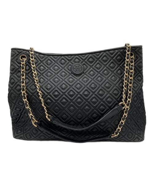 TORY BURCH（トリーバーチ）TORY BURCH (トリーバーチ) キルティングチェーンワンショルダーバッグ ブラックの古着・服飾アイテム