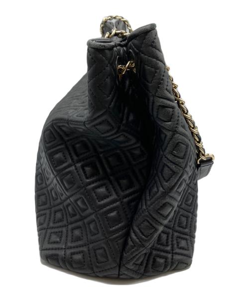 TORY BURCH（トリーバーチ）TORY BURCH (トリーバーチ) キルティングチェーンワンショルダーバッグ ブラックの古着・服飾アイテム