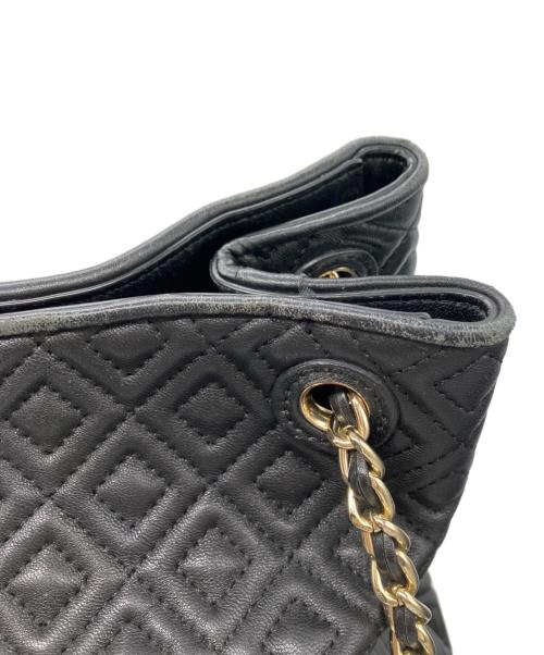 TORY BURCH（トリーバーチ）TORY BURCH (トリーバーチ) キルティングチェーンワンショルダーバッグ ブラックの古着・服飾アイテム