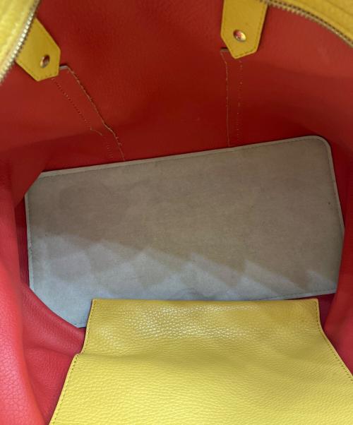 FURLA（フルラ）FURLA (フルラ) トートバッグ イエローの古着・服飾アイテム