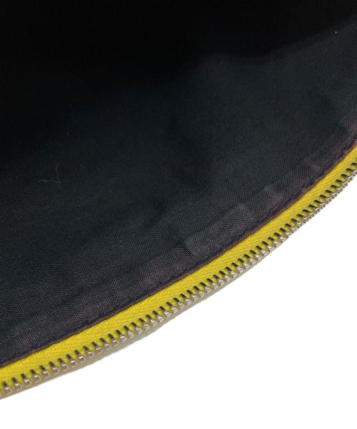 BALENCIAGA（バレンシアガ）BALENCIAGA (バレンシアガ) スーパーマーケット クリップM クラッチバッグ イエロー×ブルーの古着・服飾アイテム